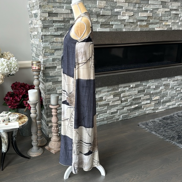 Annette Gortz Long 92% Silk Dress. Size S - Picture 2 of 8